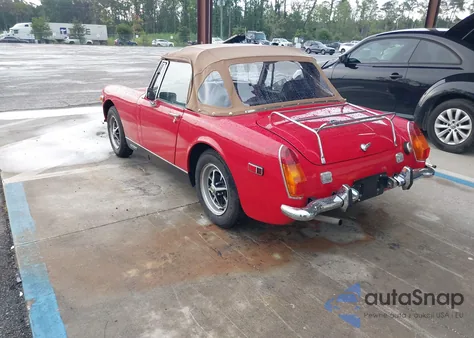 1974 Mg Midget из США, поврежденный, VIN GAN5UE148219G